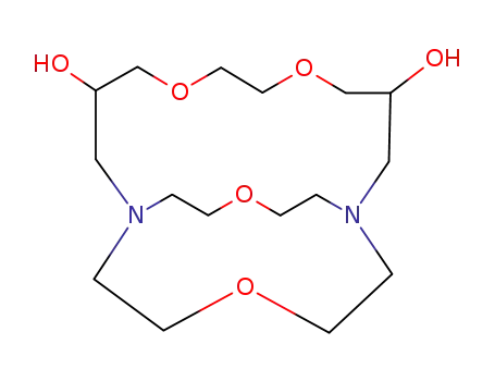 meso-3,10-dihydroxy-5,8,15,20-tetraoxa-1,12-diazabicyclo<10.5.5>docosane