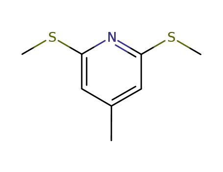 2,6-bis(methylthio)-4-methylpyridine