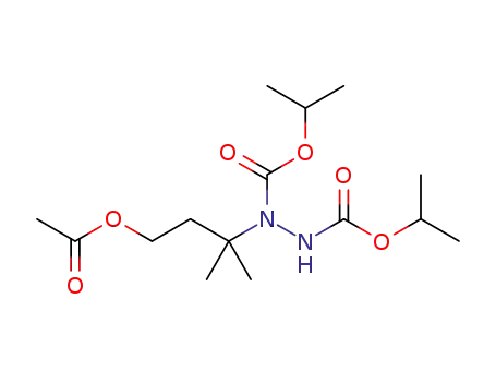 diisopropyl 1-(4-acetoxy-2-methylbutan-2-yl)hydrazine-1,2-dicarboxylate