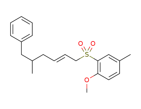 (E)-1-methoxy-4-methyl-2-((5-methyl-6-phenylhex-2-en-1-yl)sulfonyl)benzene