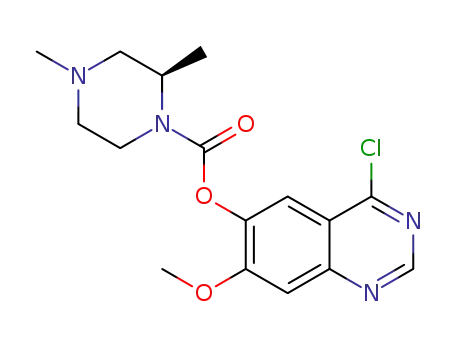(R)-4-chloro-7-methoxyquinazolin-6-yl 2,4-dimethylpiperazine-1-carboxylate