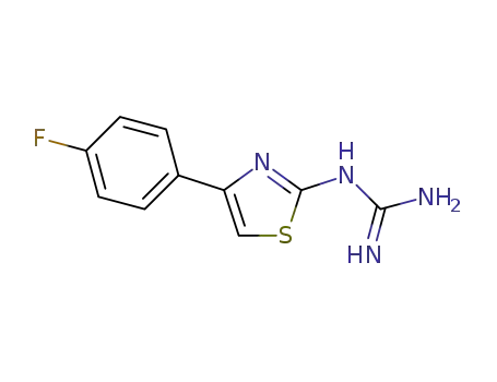 N-(4-(4-fluorophenyl)-1,3-thiazol-2-yl)guanidine