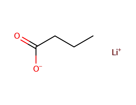 Molecular Structure of 21303-03-7 (lithium butanoate)
