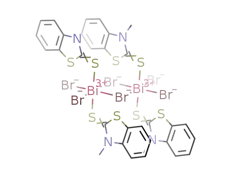 {[(BiBr2(μ2-Cl(N-methylbenzothiazole-2-thione)2)2)]}