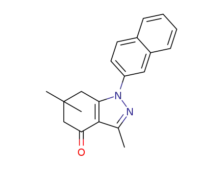 3,6,6-trimethyl-1-(naphthalen-2-yl)-6,7-dihydro-1H-indazol-4(5H)-one