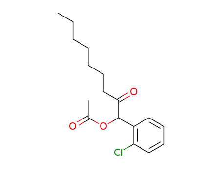 1-(2-chlorophenyl)-2-oxononyl acetate