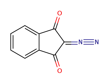 Molecular Structure of 1807-49-4 ((1,3-dioxo-1,3-dihydro-2H-inden-2-ylidene)diazenium)