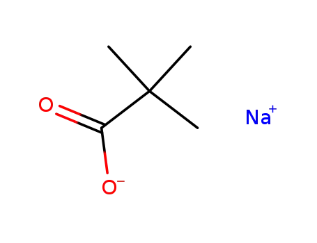 Molecular Structure of 1184-88-9 (sodium pivalate)