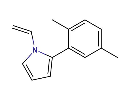 Molecular Structure of 129993-24-4 (1H-Pyrrole, 2-(2,5-dimethylphenyl)-1-ethenyl-)