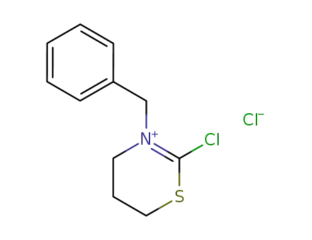 3-Benzyl-2-chloro-5,6-dihydro-4H-[1,3]thiazin-3-ium; chloride