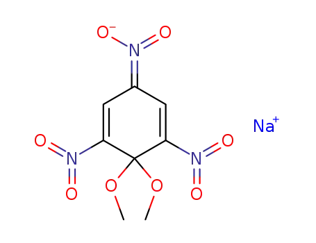 Sodium 1,1-dimethoxy-2,4,6-trinitrocyclohexadienate-2,5