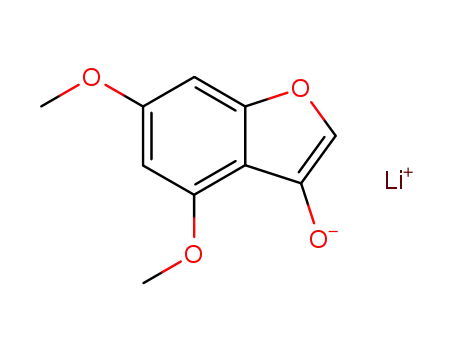 Lithium; 4,6-dimethoxy-benzofuran-3-olate