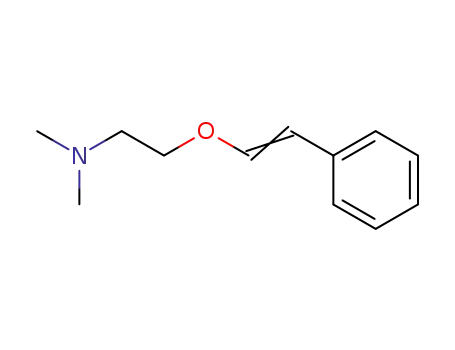N,N-dimethyl-2-[2-(phenyl)ethenyloxy]ethanamine