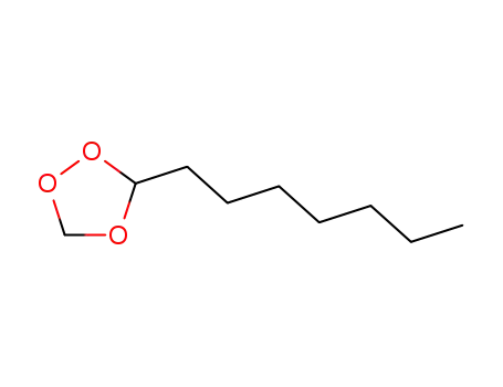 Molecular Structure of 88568-90-5 (1,2,4-Trioxolane, 3-heptyl-)