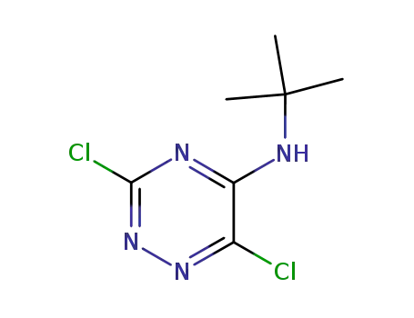 5-tert-butylamino-3,6-dichloro-1,2,4-triazine