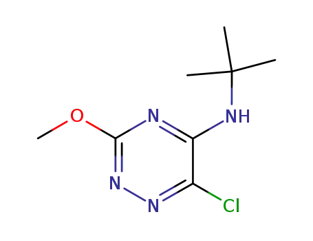 3-methoxy-5-tert-butylamino-6-chloro-1,2,4-triazine