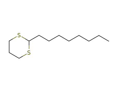 Molecular Structure of 39854-46-1 (1,3-Dithiane, 2-octyl-)