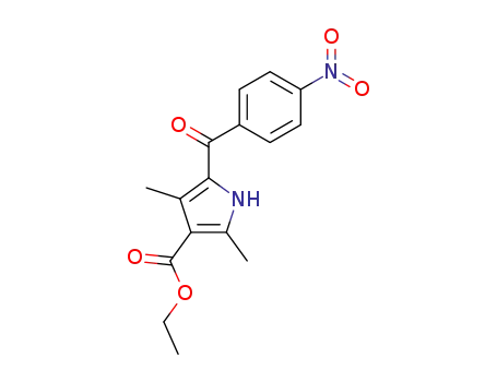 2,4-dimethyl-5-(4-nitro-benzoyl)-pyrrole-3-carboxylic acid ethyl ester