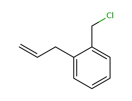 Molecular Structure of 89121-39-1 (Benzene, 1-(chloromethyl)-2-(2-propenyl)-)