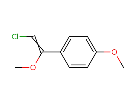 1-((E)-2-Chloro-1-methoxy-vinyl)-4-methoxy-benzene
