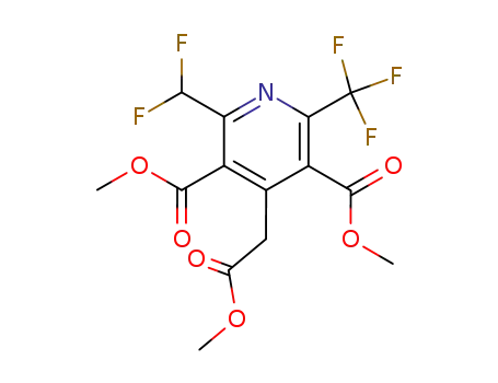 dimethyl 2-(difluoromethyl)-4-(2-methoxy-2-oxoethyl)-6-(trifluoromethyl)-3,5-pyridinedicarboxylate