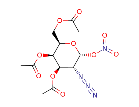 peracetylated α-glycosyl nitrate 2-azido-2-deoxy-D-galactopyranose