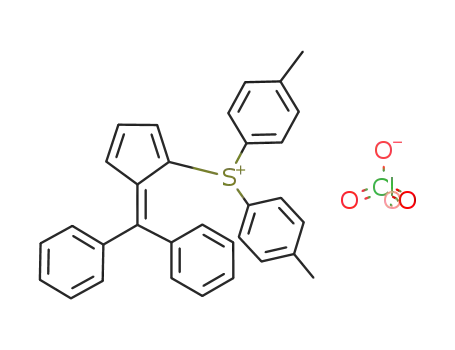 <5-(Diphenylmethylen)-1,3-cyclopentadien-1-yl>bis(4-methylphenyl)sulfonium-perchlorat