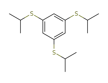 Molecular Structure of 74542-67-9 (Benzene, 1,3,5-tris[(1-methylethyl)thio]-)