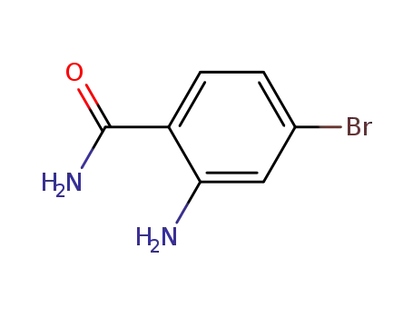 Molecular Structure of 112253-70-0 (2-Amino-4-bromobenzamide)