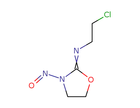 Ethanamine,2-chloro-N-(3-nitroso-2-oxazolidinylidene)- cas  76310-08-2