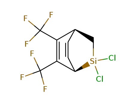 (1R,4S)-2,2-Dichloro-5,6-bis-trifluoromethyl-2-sila-bicyclo[2.2.2]octa-5,7-diene