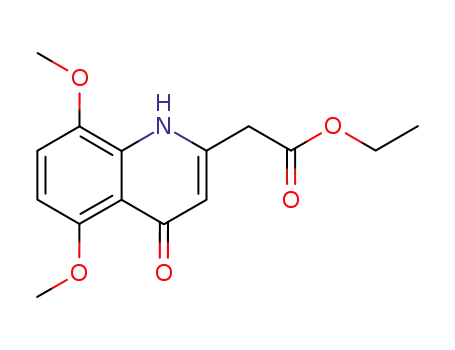 ethyl (1,4-dihydro-5,8-dimethoxy-4-oxoquinolin-2-yl)acetate