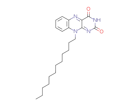 Benzo[g]pteridine-2,4(3H,10H)-dione, 10-dodecyl- cas  79828-16-3
