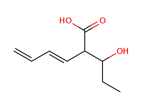 2-(1-hydroxypropyl)hexa-3,5-dienoic acid