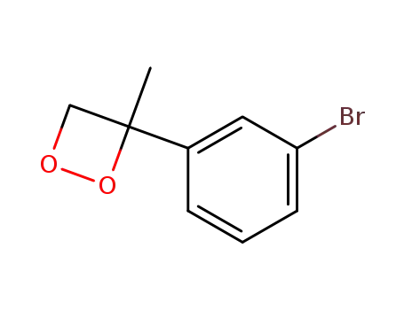 3-methyl-3-(m-bromophenyl)-1,2-dioxetane