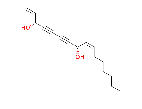 1,9-Heptadecadiene-4,6-diyne-3,8-diol,(3R,8S,9Z)-