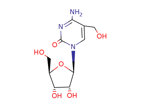 Molecular Structure of 19235-17-7 (5-HydroxyMethyl cytidine)