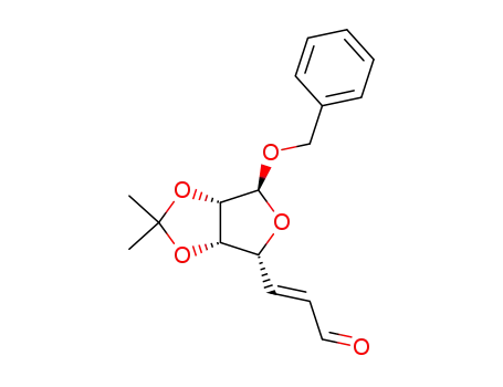 benzyl (E)-5,6-dideoxy-2,3-O-isopropylidene-α-D-lyxo-hept-5-enodialdo-1,4-furanoside
