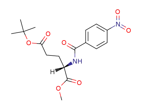 α-methyl γ-tert-butyl N-(p-nitrobenzoyl)-L-glutamate