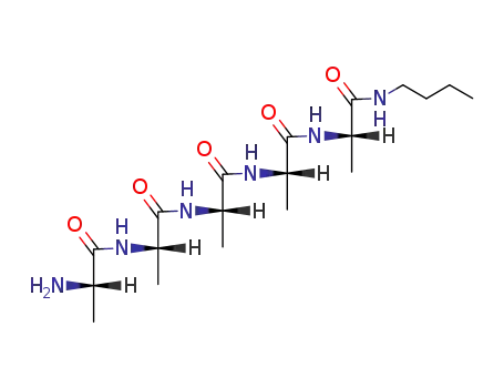 Molecular Structure of 62526-76-5 (L-Alaninamide, L-alanyl-L-alanyl-L-alanyl-L-alanyl-N-butyl-)