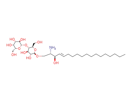 O-(β-D-galactopyranosyl)-(1→4)-(β-D-glucopyranosyl)-(1→1)-(2S, 3R, 4E)-2-aminooctadec-4-ene-1,3-diol