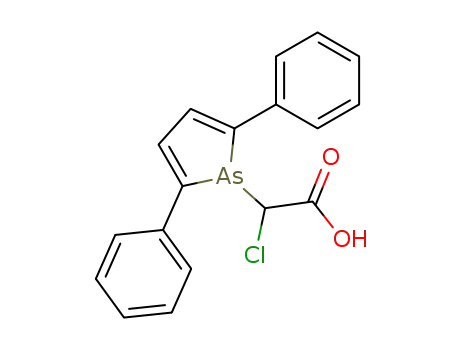 chloro-(2,5-diphenyl-arsol-1-yl)-acetic acid