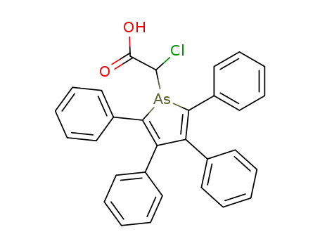 chloro-(2,3,4,5-tetraphenyl-arsol-1-yl)-acetic acid