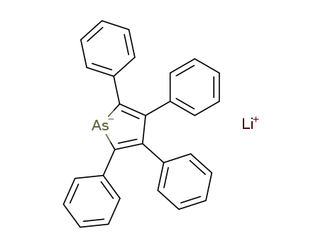 2,3,4,5-tetraphenyl-1H-arsole; lithium salt