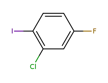 Molecular Structure of 101335-11-9 (2-CHLORO-4-FLUOROIODOBENZENE)