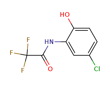 Molecular Structure of 93416-35-4 (Acetamide, N-(5-chloro-2-hydroxyphenyl)-2,2,2-trifluoro-)