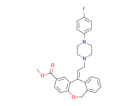 11-[2-[4-(4-Fluoro-phenyl)-piperazin-1-yl]-eth-(E)-ylidene]-6,11-dihydro-dibenzo[b,e]oxepine-2-carboxylic acid methyl ester