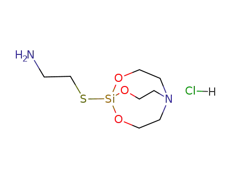2-(2,8,9-Trioxa-5-aza-1-sila-bicyclo[3.3.3]undec-1-ylsulfanyl)-ethylamine; hydrochloride