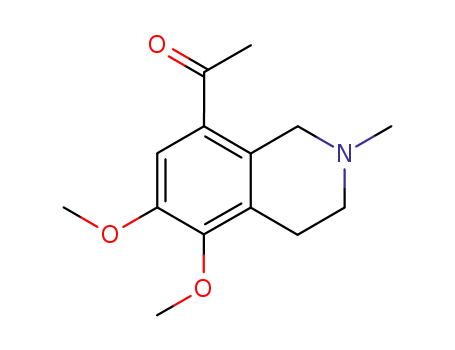 8-Acetyl-1,2,3,4-tetrahydro-5,6-dimethoxy-2-methylisochinolin