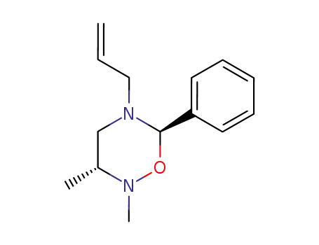 trans-2,3-dimethyl-6-phenyl-5-(prop-2-enyl)-1,2,5-oxadiazinane